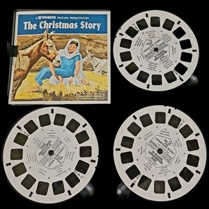 Talking View-Master "The Christmas Story" Childrens 3-Reel Set (1948)